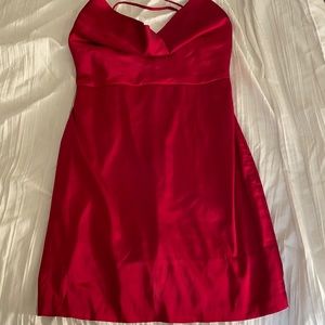 mini cowl neck dress